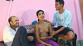 Beautiful horny bengali babe sumona gangbanged rough by hanif and manik in hot threesome