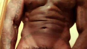 Bodybuilder worships huge bbc monster cock hallelujah johnson in total domination