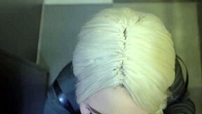 A horny neighbor bends over for stranger's big cock in public elevator fuck.