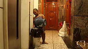 chubby lil midget ebony bent over bareback big black cock doggystyle