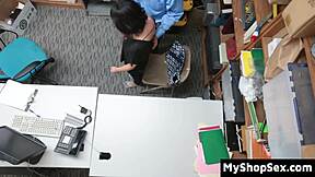 wanna fuck this thief's tight pussy till she squeals for mercy?