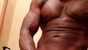 Bodybuilder worships huge bbc monster cock hallelujah johnson in total domination