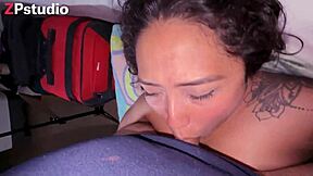 wanna see my horny hermanstra suck cock and take cum on her sexy tits? she's such a slut