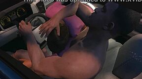Franklin hooks GTA 5 prostitute for car sex game service pounding
