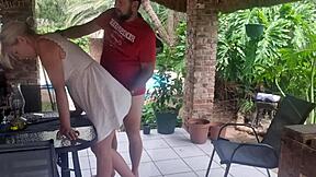 Hey bro-in-law, bend me over desk for quick doggy cum on ass? 💦🍑