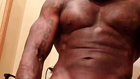 Bodybuilder worships huge bbc monster cock hallelujah johnson in total domination