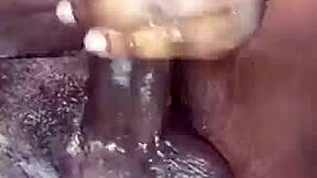 her heart races feeling that massive black cock explode with hot cumshot