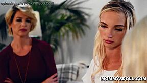 rebellious lana sharapova spanked hard by stepmoms kenzie taylor kit mercer in garage