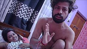 husband seduces desi indian wife big natural tits hard fuck