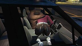 Franklin hooks GTA 5 prostitute for car sex game service pounding