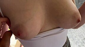 Sharing Busty Teen Girlfriend with Stepdad for MMF in Abandoned House Threesome