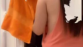 Voyeur thrill of 23yo spanish girl upskirt slip exposed