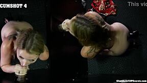 what if nine loads from monster black cocks flooded her gloryhole throat?