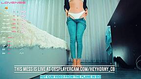 isnt she hot fingering in slutty heels cosplay