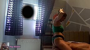 LET'S PEG THAT ASS DEEP with strapon rimjob, ball licking, and spanking from hot milf wife!