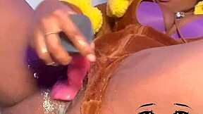 i exploded with pleasure squirting everywhere in lopunny cosplay