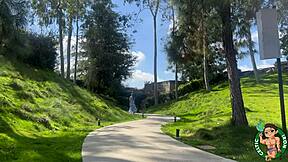 my heart races from this petite latina's outdoor public truck fuck with aubry babcock