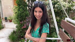 Game loser struts cum-covered face through streets