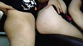 hermanastra colegiala skirt lifted anal vaginal creampie fuckfest
