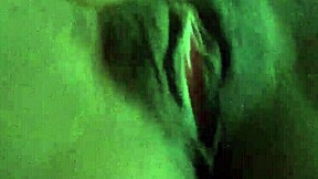 sexy ebony cutie rips clothes in stockings for sensual masturbation striptease