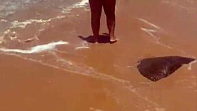 i stripped naked flashing on the beach feeling so young and free