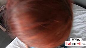 amateur redhead thai teen 18+ spots cherry rides big white cock