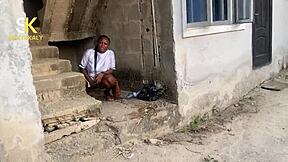 Nurse bends patient over hospital bed for rough doggystyle in her tight hairy pussy