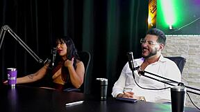 french guy meets sexy brazilian swinger couple for first liberal menage on sheer red lingerie