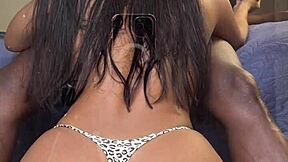 Curvy latina wife throats bbc balls-deep while hubby's gone—amateur cuckold heat