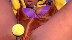 i exploded with pleasure squirting everywhere in lopunny cosplay