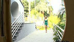 ever wondered how a busty milf begs daddy for cum on her huge tits after rough deepthroat?