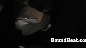 i caught my curvy lesbian slave and tied her outdoors