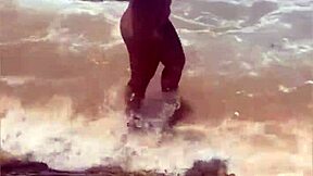 i stripped naked flashing on the beach feeling so young and free