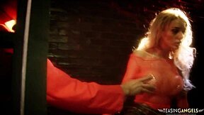 hey these two naughty milf sluts break out horny prisoner for pussy licking cowgirl ride and blowjobs!!