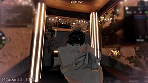 demon girl bent over doggystyle creampied after hot sex game