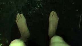 Trembling Emotions from Naked Masturbation in Driving Rain