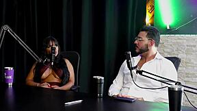 french guy meets sexy brazilian swinger couple for first liberal menage on sheer red lingerie
