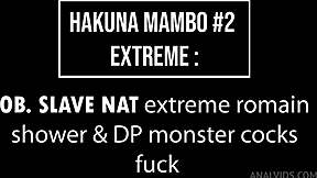 Romain's Shower Leads To Nasty Dominated DP Anal BBC