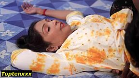 My naughty indian boyfriend finally fucks me romantic first time in forest after passionate foreplay kissing