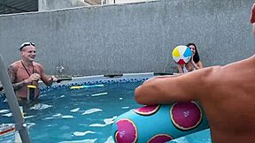 i fucked my friend's wife after pool party creampie cumshot