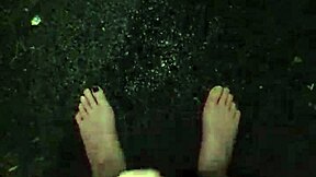 Trembling Emotions from Naked Masturbation in Driving Rain