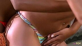 ohh god we're so horny our pussies n asses need those beach toys deep!!