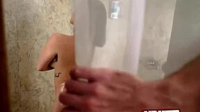 Ghetto brunette bends over big ass for hardcore doggystyle cum loads