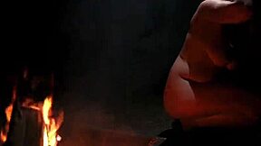 Curvy Big Tits Wife Sucks Cock Naked on Beach Feeling Wild Emotions Outdoors