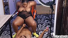 imagine her extreme squirt drenching you before riding that fat cock, Mara Exotic