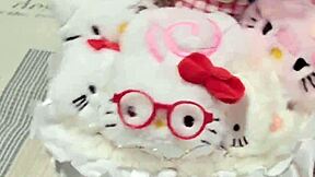 Tight vietnamese pussy ripped open by stranger's cock on valentines creampie