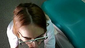 Doctor Sucks Patient's Dick During Checkup Ends In Facial Cumshot