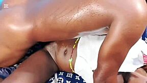 gf bounces hard on my cock with her huge tits slapping wildly!