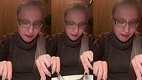 ASMR DINNER TURNS INTO HOT RESTAURANT FUCK WITH GLASSES!?