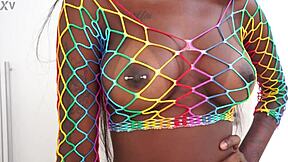 Jenny pretinha's perfect tits bounce as bbc monsters stretch all her holes dap